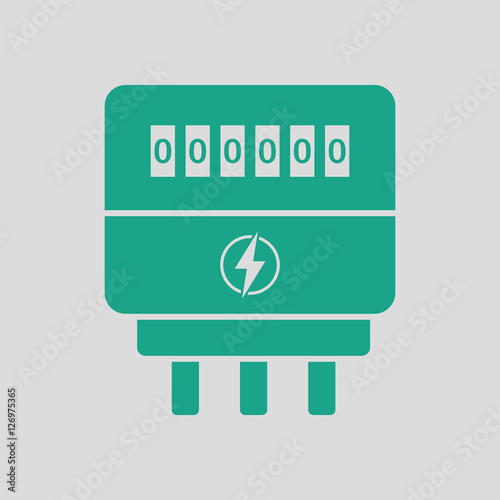 Electric meter icon