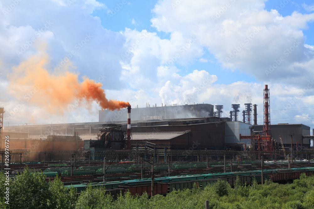 Fototapeta premium metallurgical plant