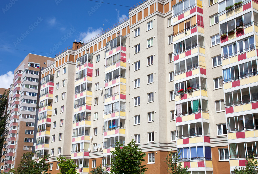 Apartment Buildings in Kaliningrad (Russia).