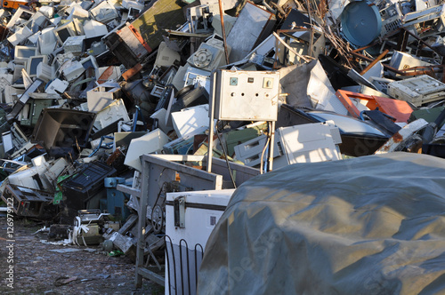 Old electronic parts