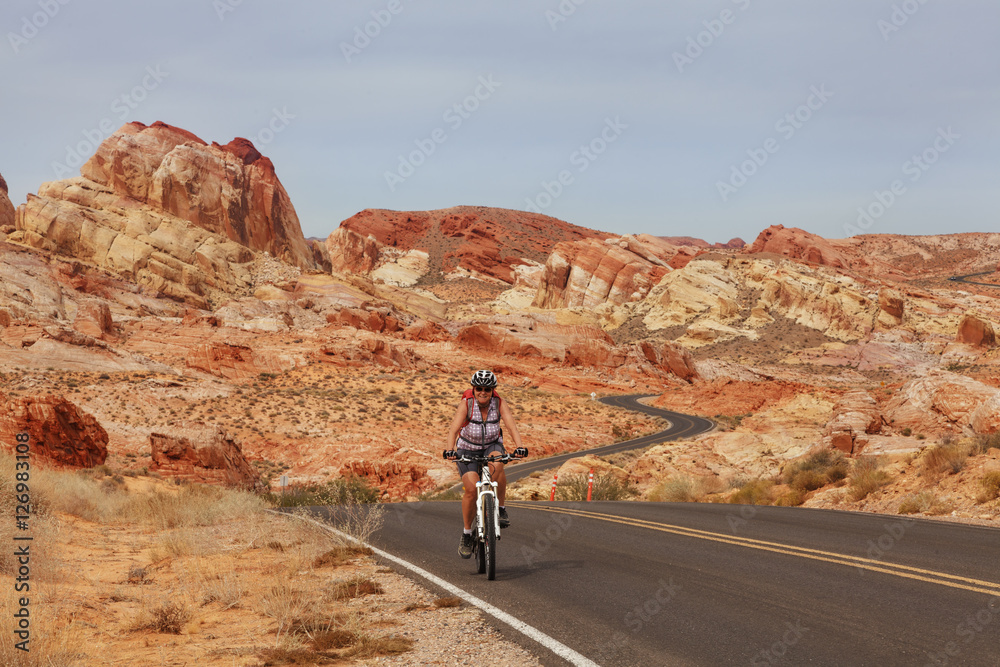  Radsport im Valley of Fire, MTB, Bike