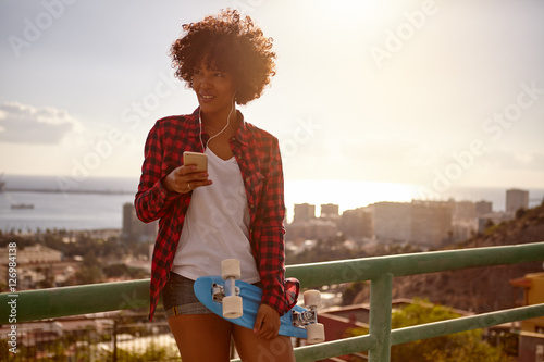 Young girl looking thoughtfully into distance