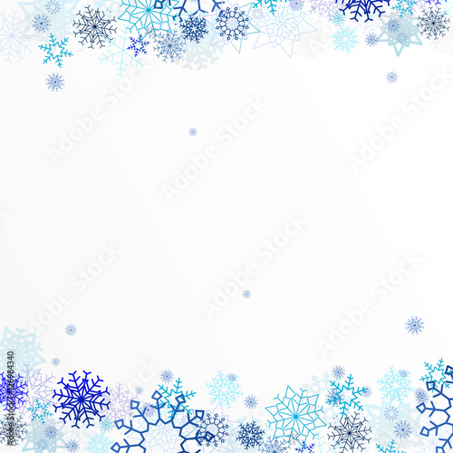 Fond de noël avev flocon de neige