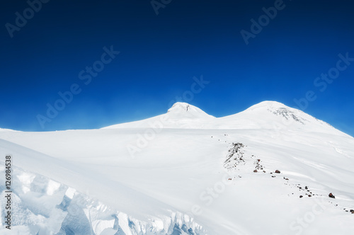 Mount Elbrus, the highest peak of Europe