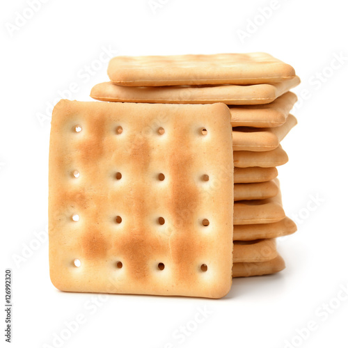 Obraz na płótnie Stack of  soda crackers