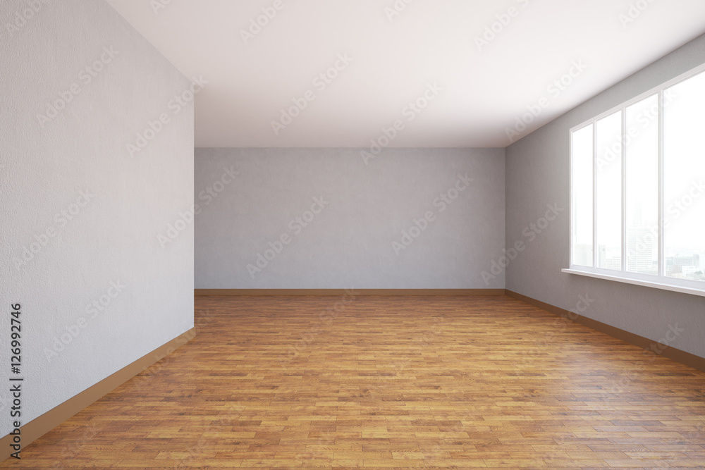 Fototapeta premium Unfurnished interior