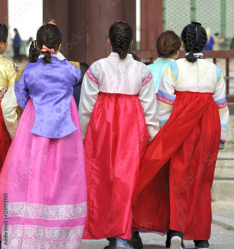 Women in traditional dresses