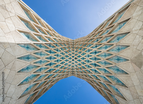 Azadi Tower in Teheran city, Iran photo