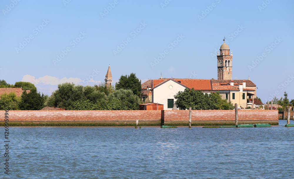 Burano an island in the Venetian Lagoon near Venice in northern