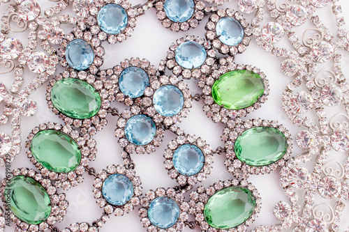 Jewels in Blue and Green