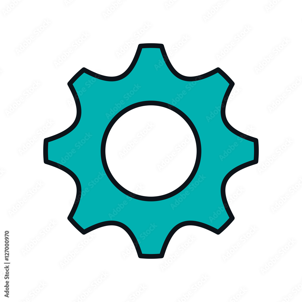 gear setting isolated icon vector illustration design gear setting isolated icon vector illustration design