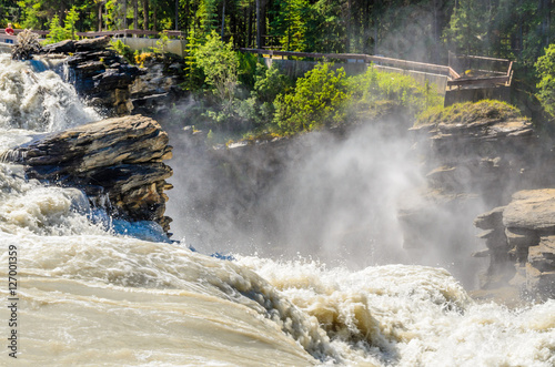 Athabasca Falls, Jasper National Park, Alberta, Canada © karamysh