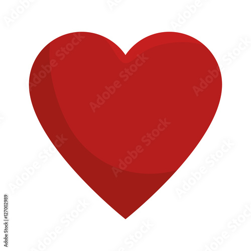 heart love silhouette icon vector illustration design