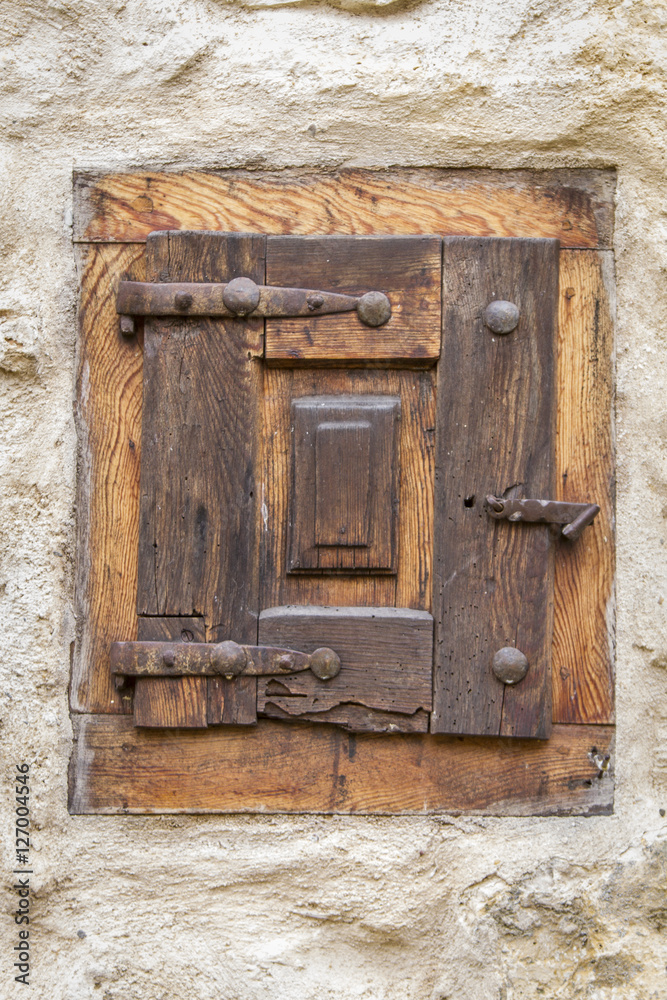 wood window