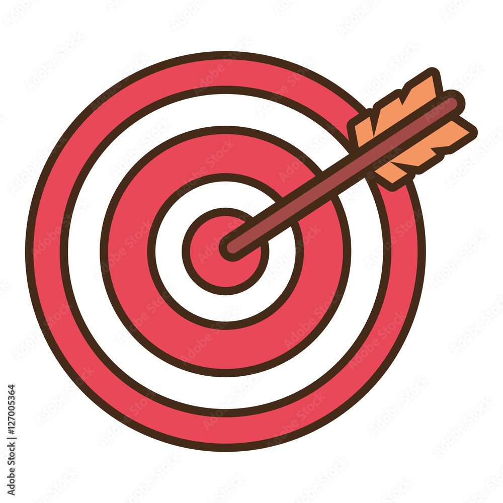 target arrow success isolated icon vector illustration design target arrow success isolated icon vector illustration design