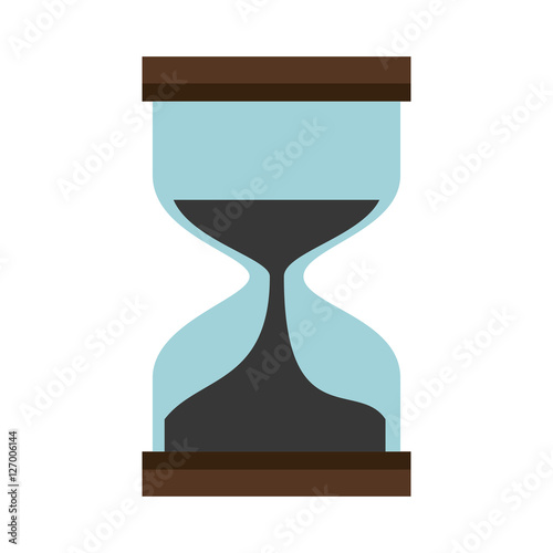 hourglass time isolated icon vector illustration design