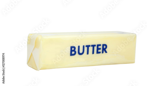 Stick of butter. Horizontal.