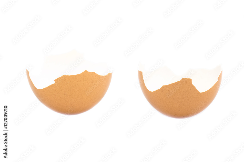 Eggs shell isolated on white background Eggs shell isolated on white background
