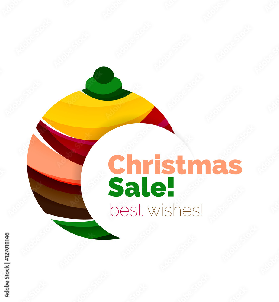 Colorful Christmas abstract banner design with bubbles Colorful Christmas abstract banner design with bubbles