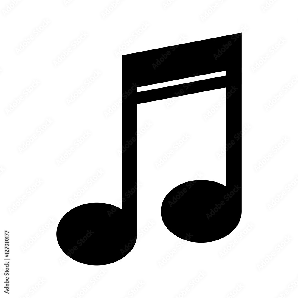 music note isolated icon vector illustration design music note isolated icon vector illustration design