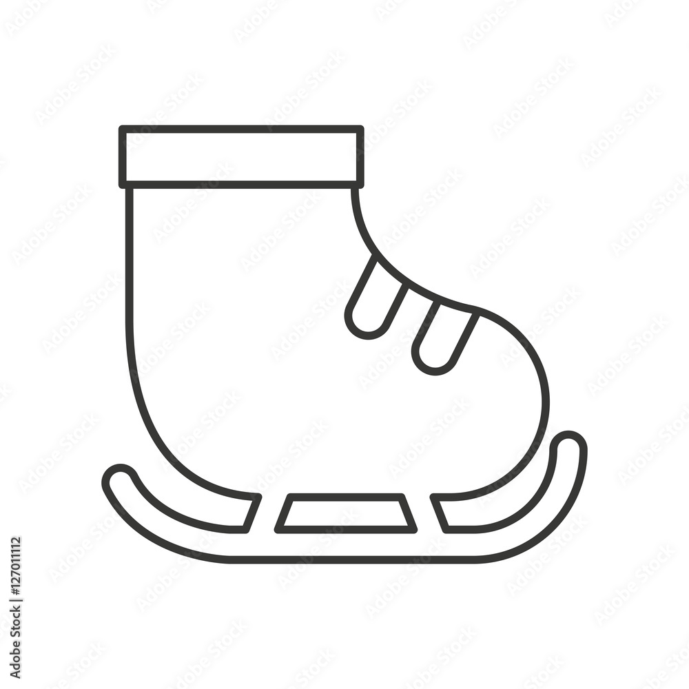 skate ice isolated icon vector illustration design skate ice isolated icon vector illustration design