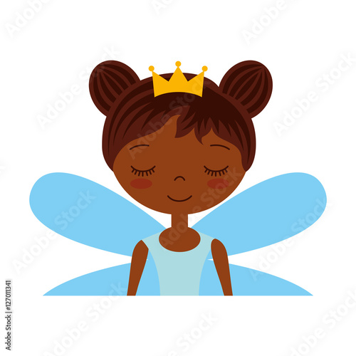 cute Fairy Godmother character vector illustration design