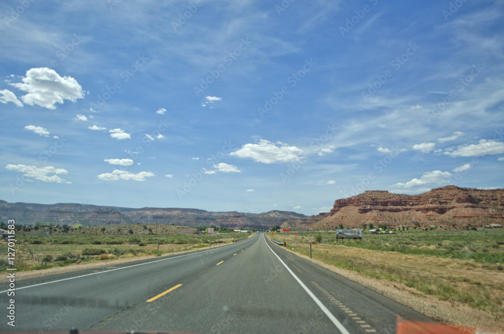 Fototapeta premium Road Through Open Landscape