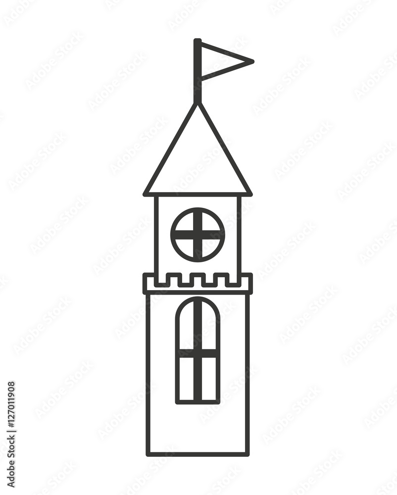cute castle isolated icon vector illustration design cute castle isolated icon vector illustration design