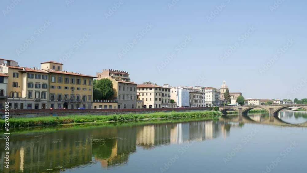 City panorama over Arno River, in Florence, Italy City panorama over Arno River, in Florence, Italy