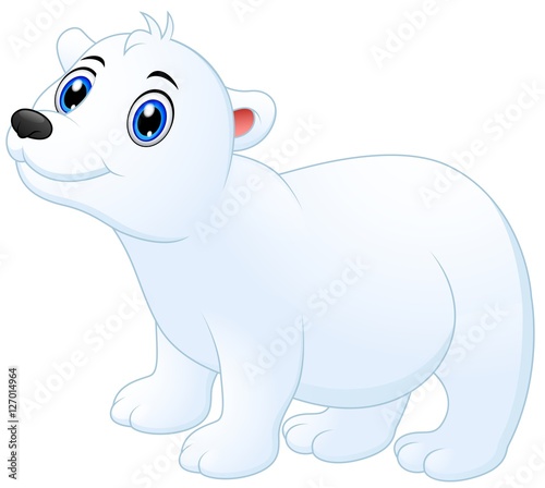 Cute polar bear cartoon