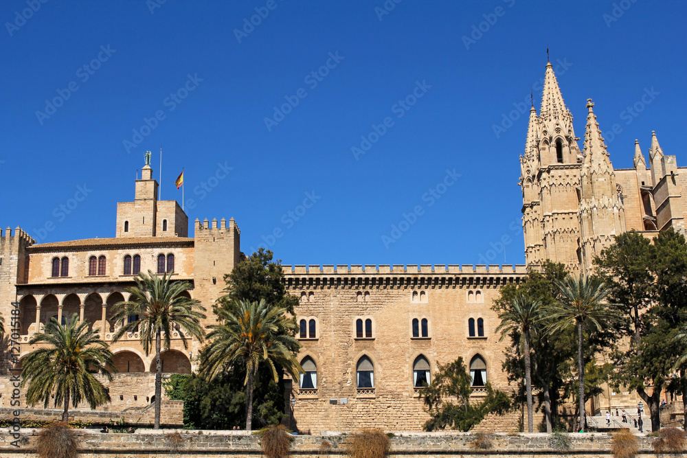 La Seu Cathedral of Palma in Palma de Mallorca, Majorca, Spain