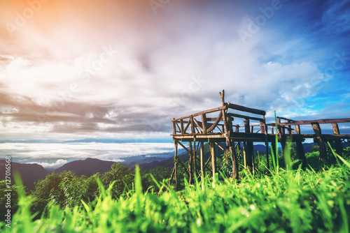 Mountain natural balcony photo