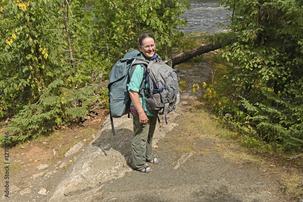 Fototapeta premium On a Wilderness Portage
