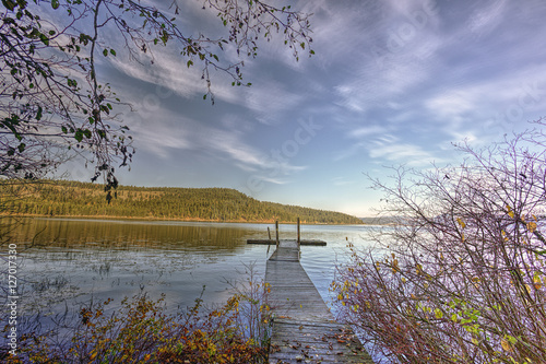 Scenic Chatcolet Lake in Idaho. photo