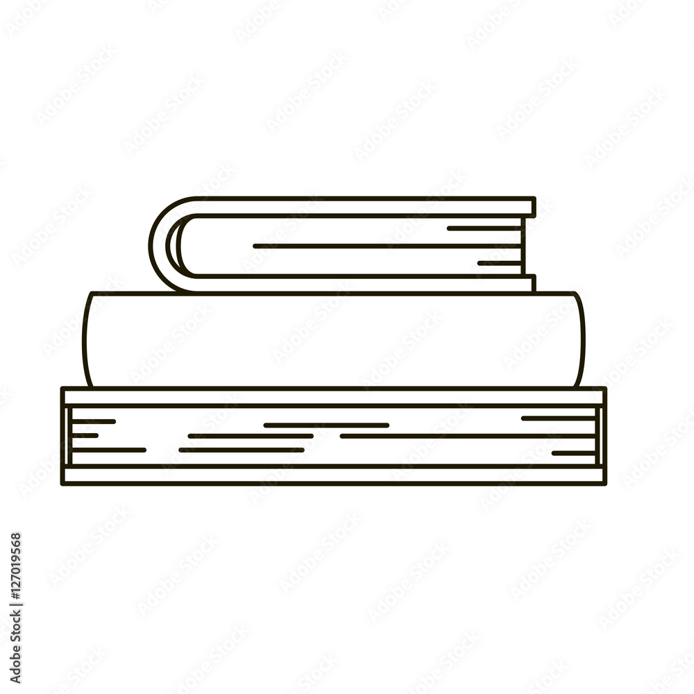 Book object icon. Education literature read and library theme. Isolated design. Vector illustration Book object icon. Education literature read and library theme. Isolated design. Vector illustration
