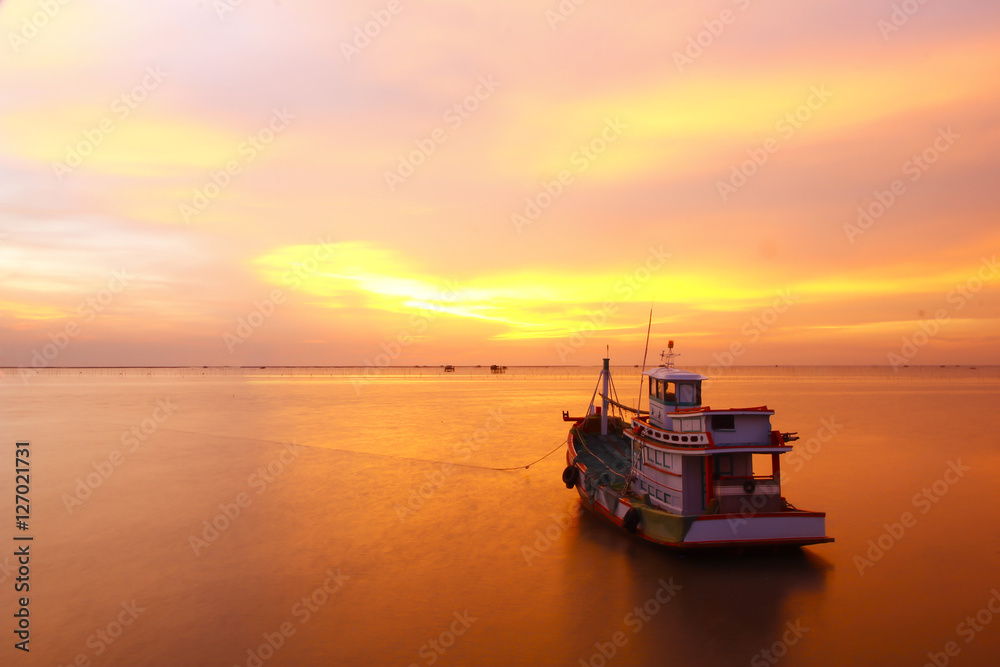 Stock Photo:.Fishing in the Caribbean - Fishing boat Stock Photo:.Fishing in the Caribbean - Fishing boat