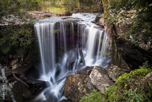 Pen Pob Mai Waterfall in Phu Kradueng National Park of Loei province of Thailand. © boyloso
