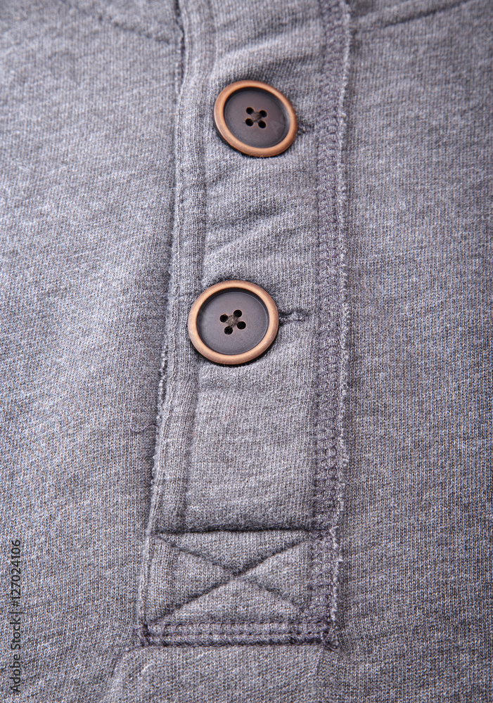 Closeup of the buttons on men hoodies.Closeup of the buttons on Closeup of the buttons on men hoodies.Closeup of the buttons on