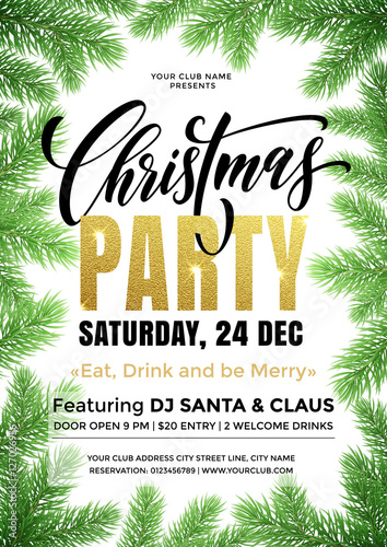 Christmas Party vertical banner
