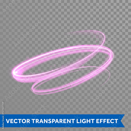 Pink light swirl spiral trail trace