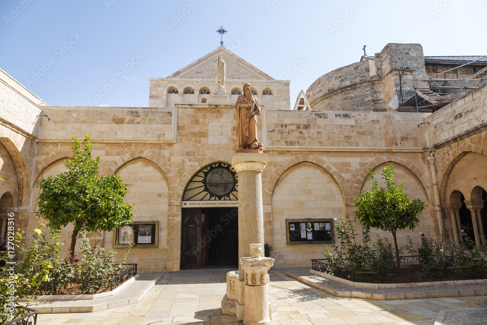 Palestin. The city of Bethlehem. The Church of the Nativity of Jesus Christ