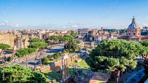 Cityscape of Rome, Italy © marcociannarel