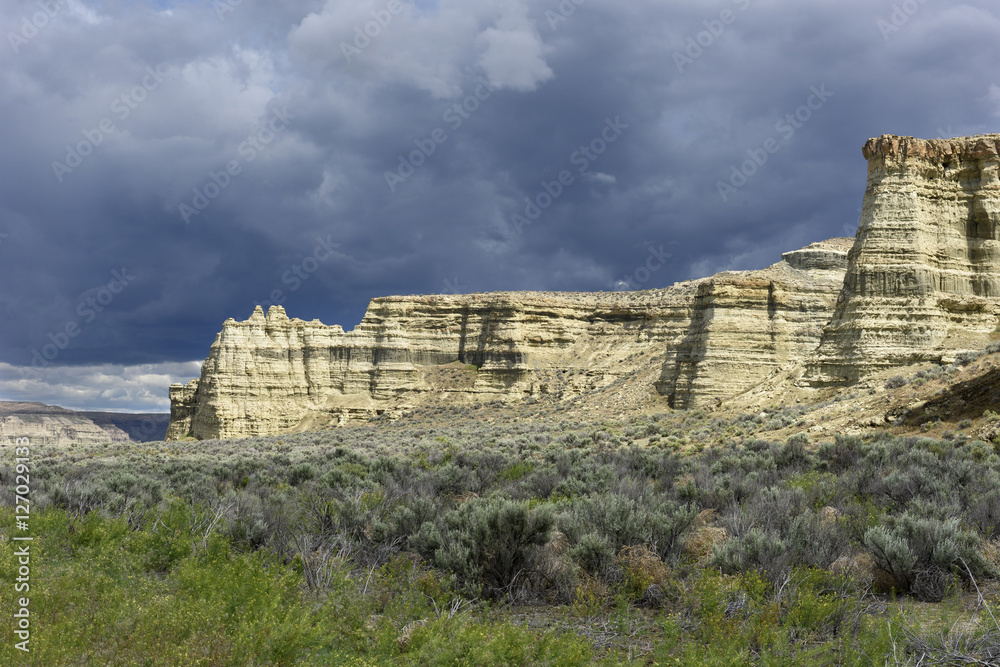 The Pillars of Rome, Malheur County, Southeastern Oregon, Wester Stock