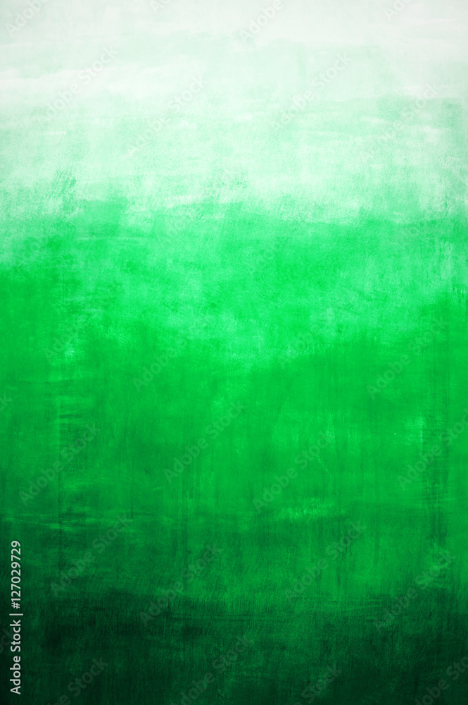 Hand drawn green gradient on wall Hand drawn green gradient on wall