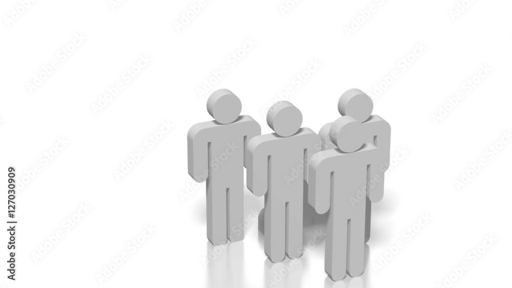 Leader concept - 3D illustration/ 3D rendering Leader concept - 3D illustration/ 3D rendering