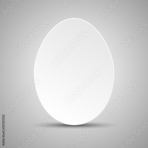 Paper Banner. Design Vector. Mockup. Egg.
