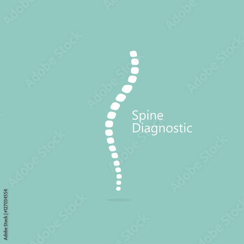 Spine diagnostic. Icon