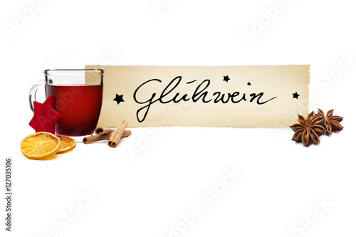 Glühwein mit Banderole
