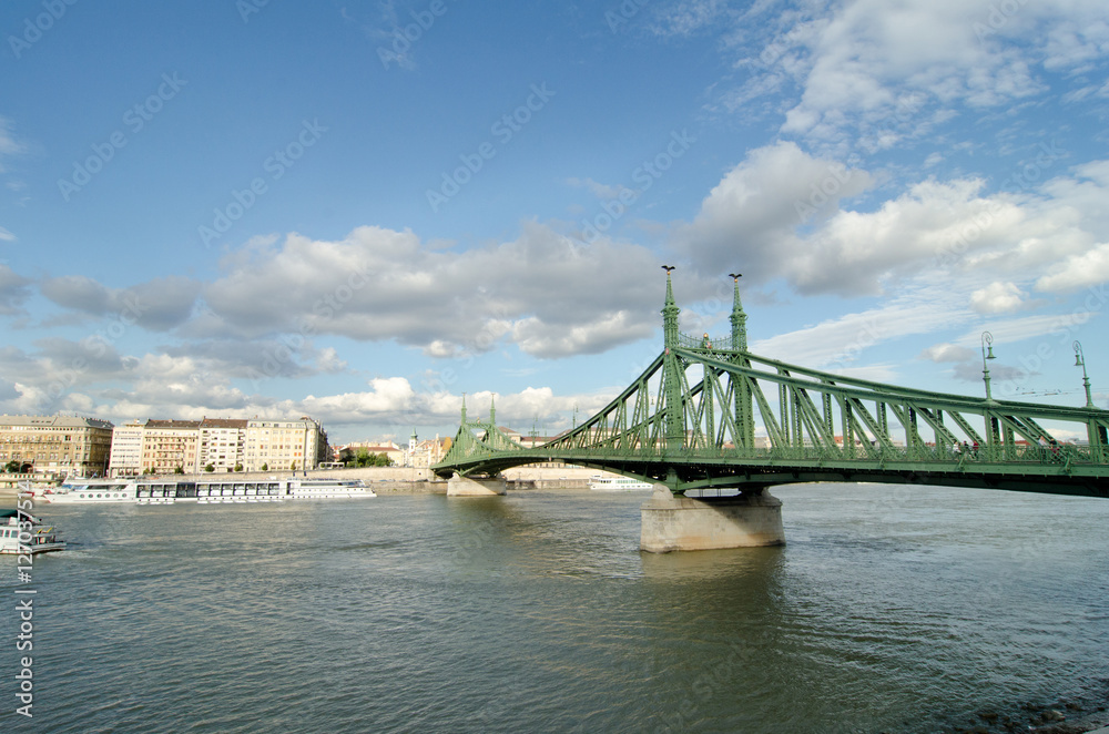 Szabadság hid - Liberty bridge in Budapest, Hungary