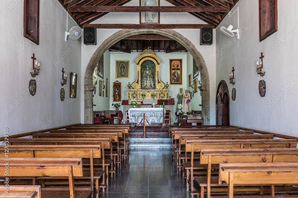 Fototapeta premium Paroisse de San Amaro à Puerto de la Cruz, Tenerife, Espagne